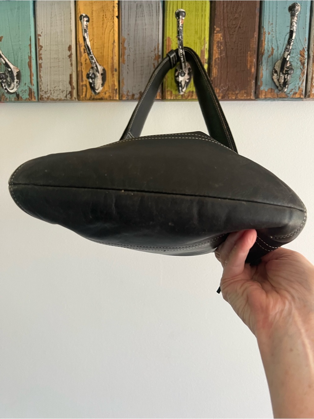 Coach Legacy slim tassel shoulder/crossbody bag - Picture 6 of 9